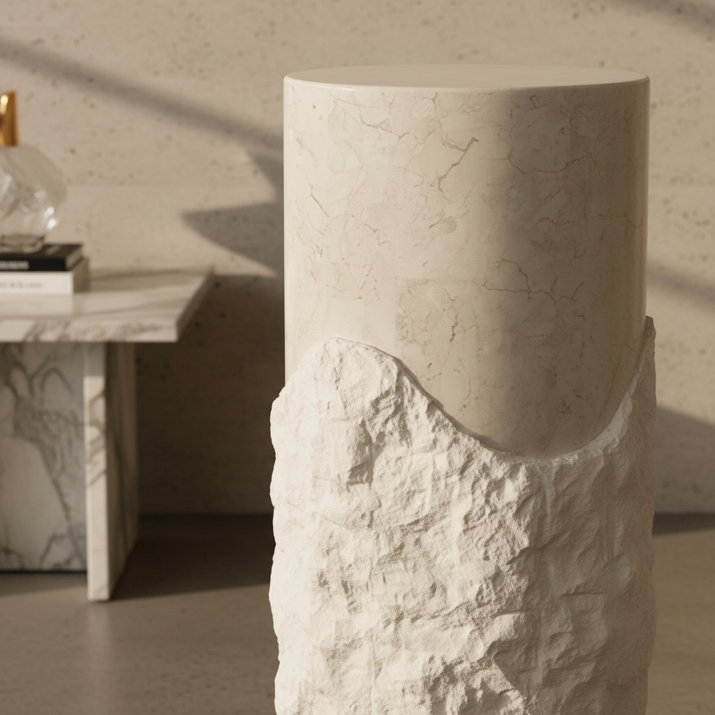 Frastagliata Fibreglass Side Table