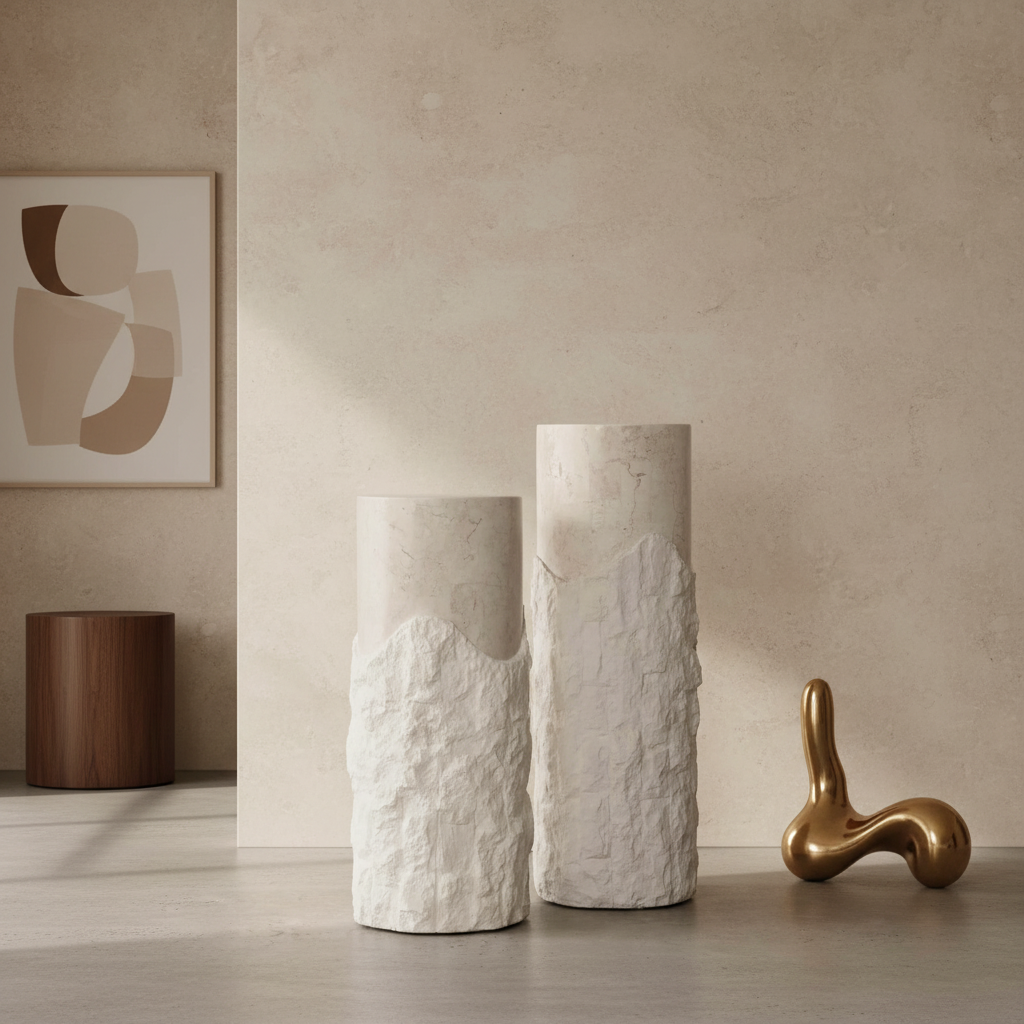 Frastagliata Fibreglass Side Table