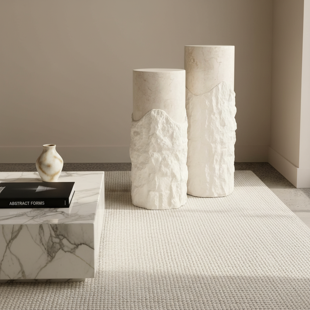 Frastagliata Fibreglass Side Table