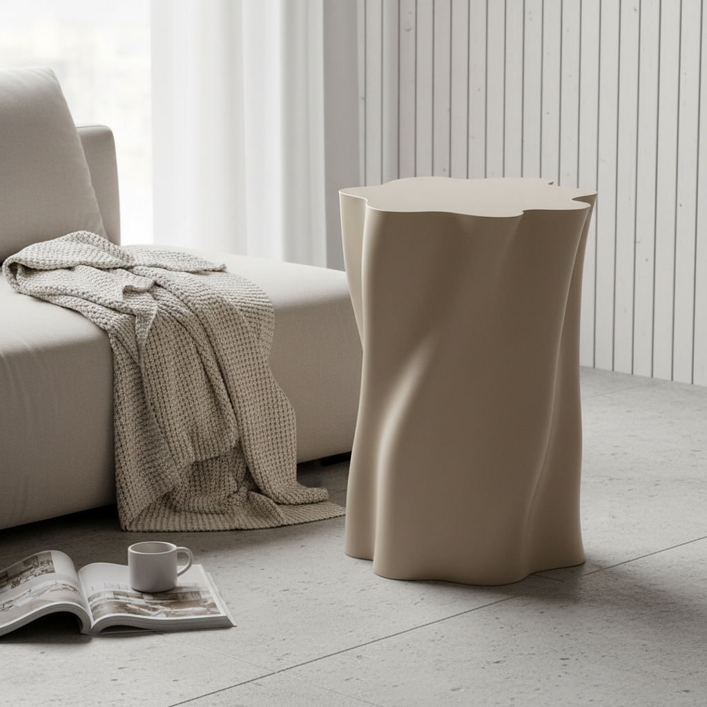 Volteggiare Cement Side Table