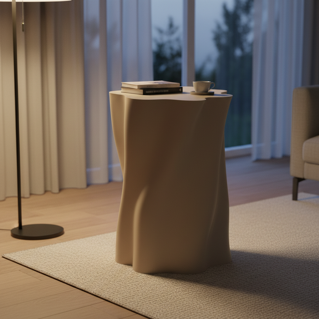 Volteggiare Cement Side Table