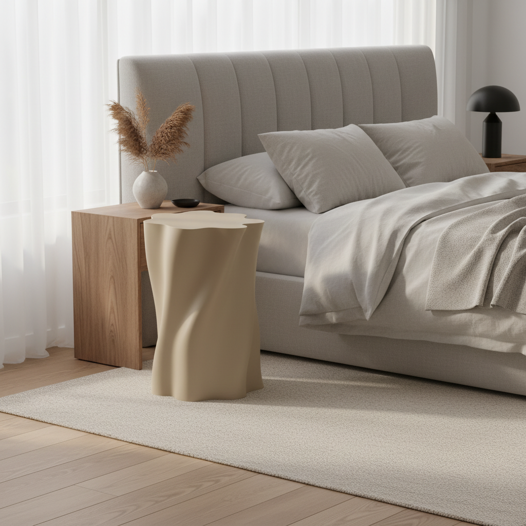Volteggiare Cement Side Table