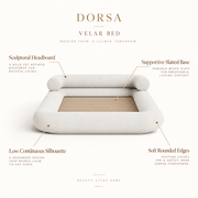 VELAR SCULPTURAL BED FRAME