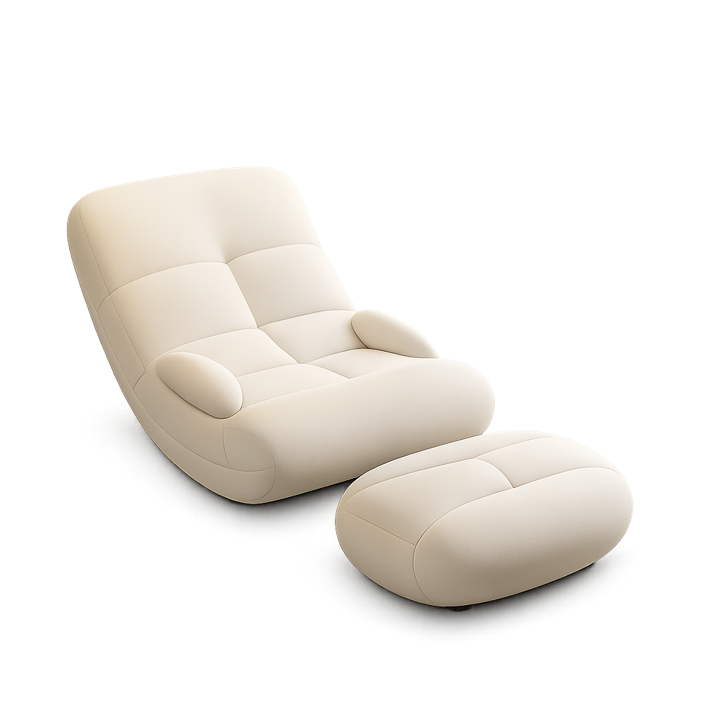 Front product view of the Luna Curve Chair by DORSA