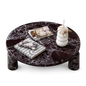 Front product view of the Marmo Marble Coffee Table by DORSA