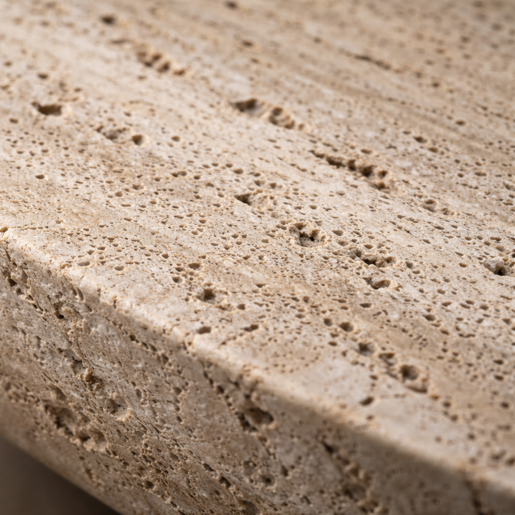 ORBIS MINI TRAVERTINE TABLE