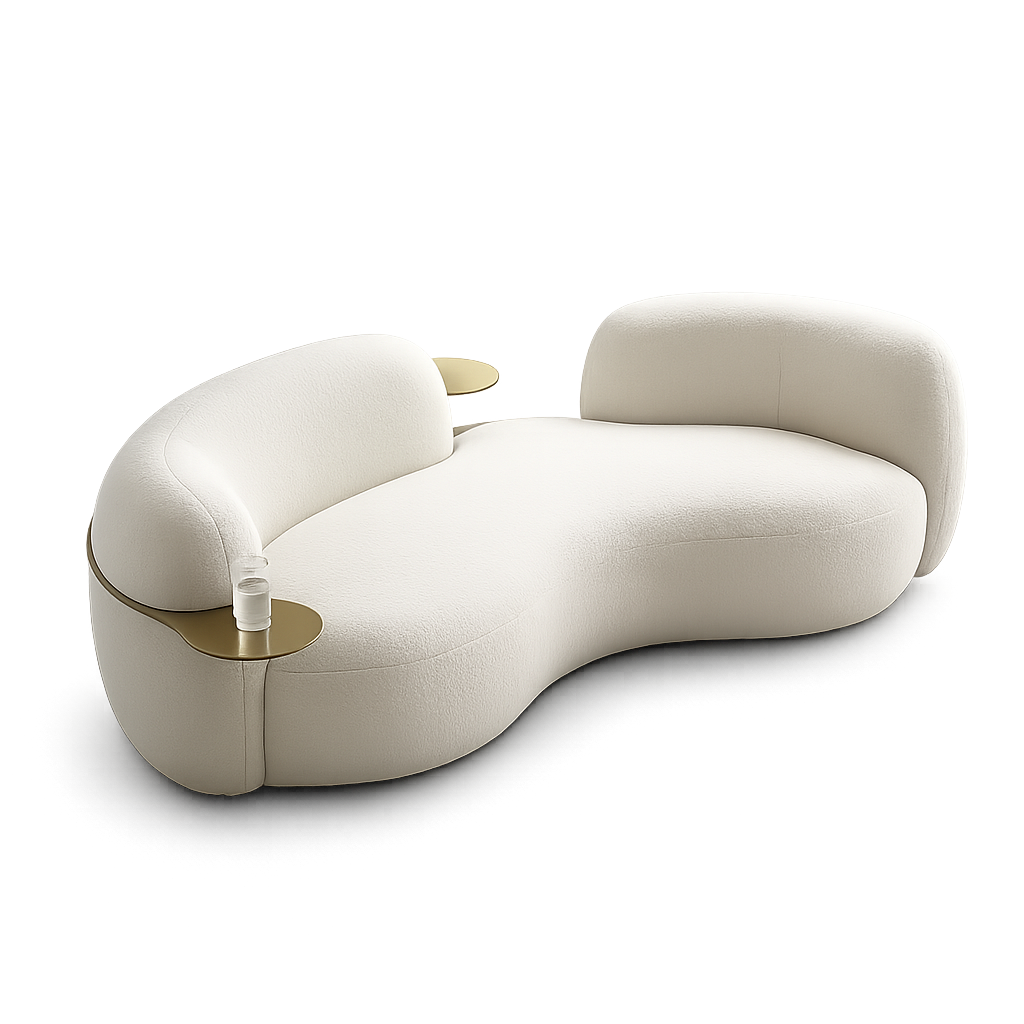 Front product view of the Mono Form Sofa by DORSA