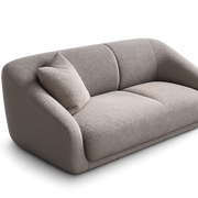Front product view of the Monolito 3-Seater Canvas Sofa by DORSA