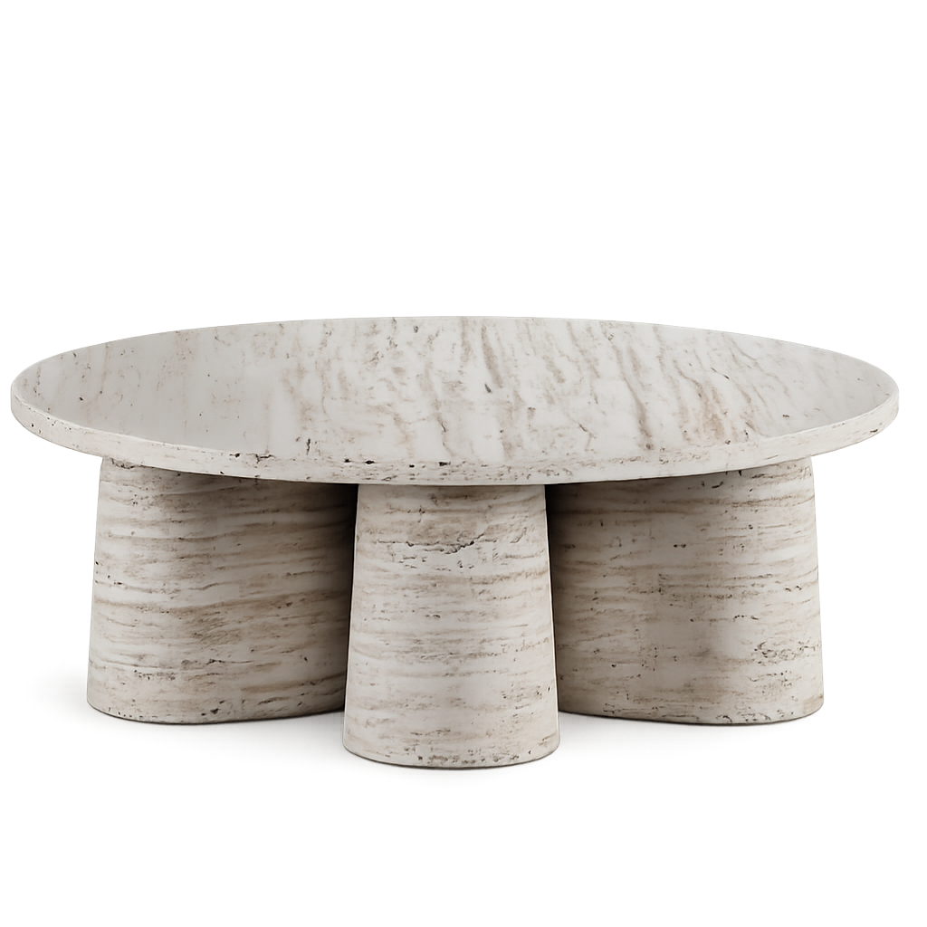 Front product view of the Morbis Monolithic Table by DORSA