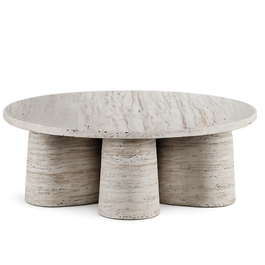Front product view of the Morbis Monolithic Table by DORSA