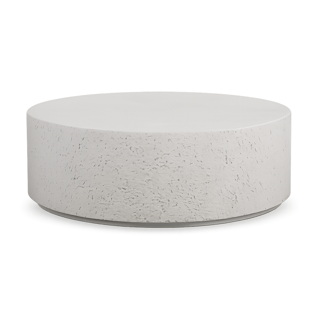 Front product view of the Occhio Round Coffee Table by DORSA