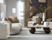Pallo Travertine Coffee Table - DorsaPallo Travertine Coffee TablePure Travertine Raw