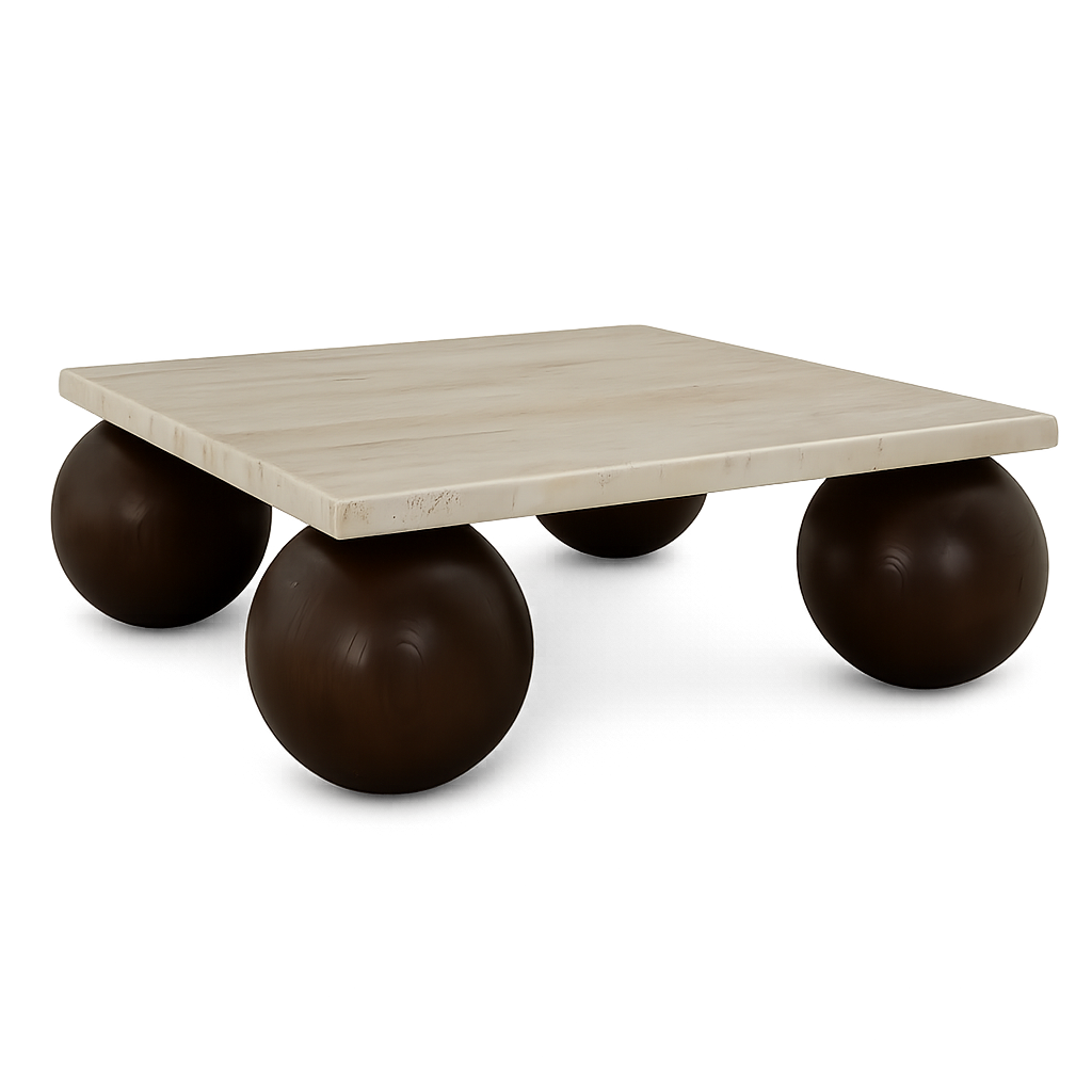 Pallo Travertine Coffee Table