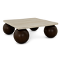 Pallo Travertine Coffee Table