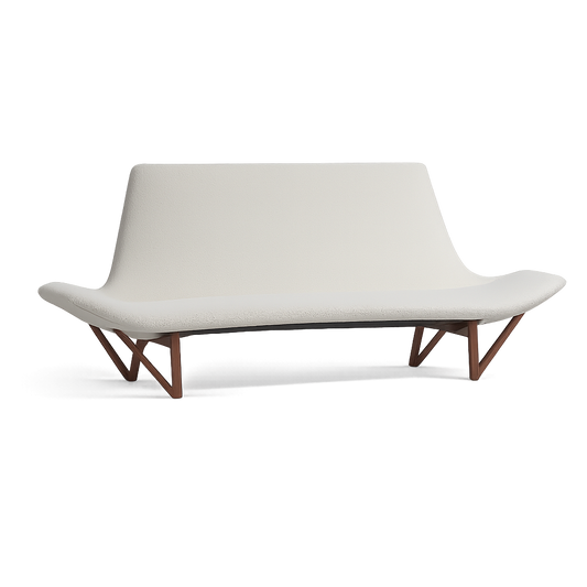 Front product view of the Pangolino 2-Seater Ergonomic Sofa by DORSA