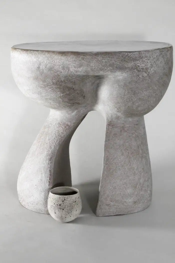 Perché Polyresin Side Table - DorsaPerché Polyresin Side Table