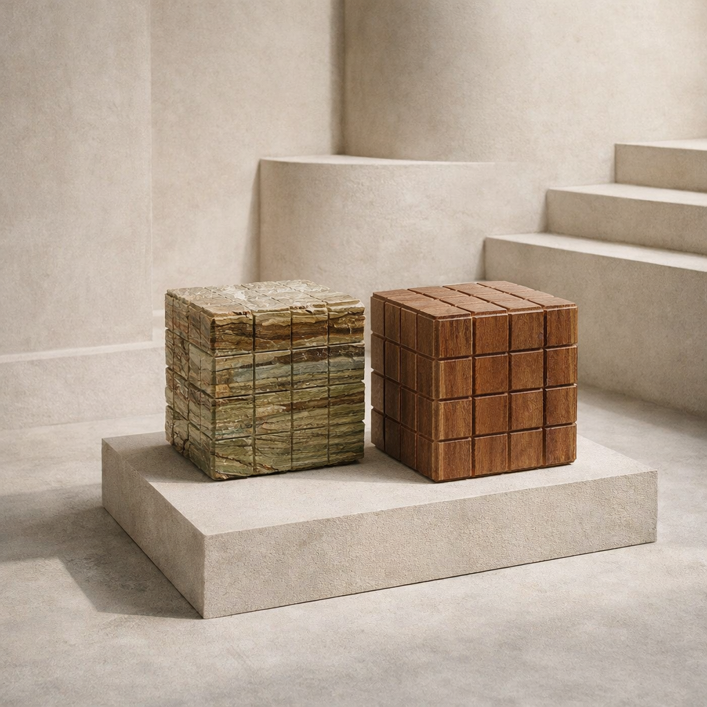 Piazza Marble Side Table