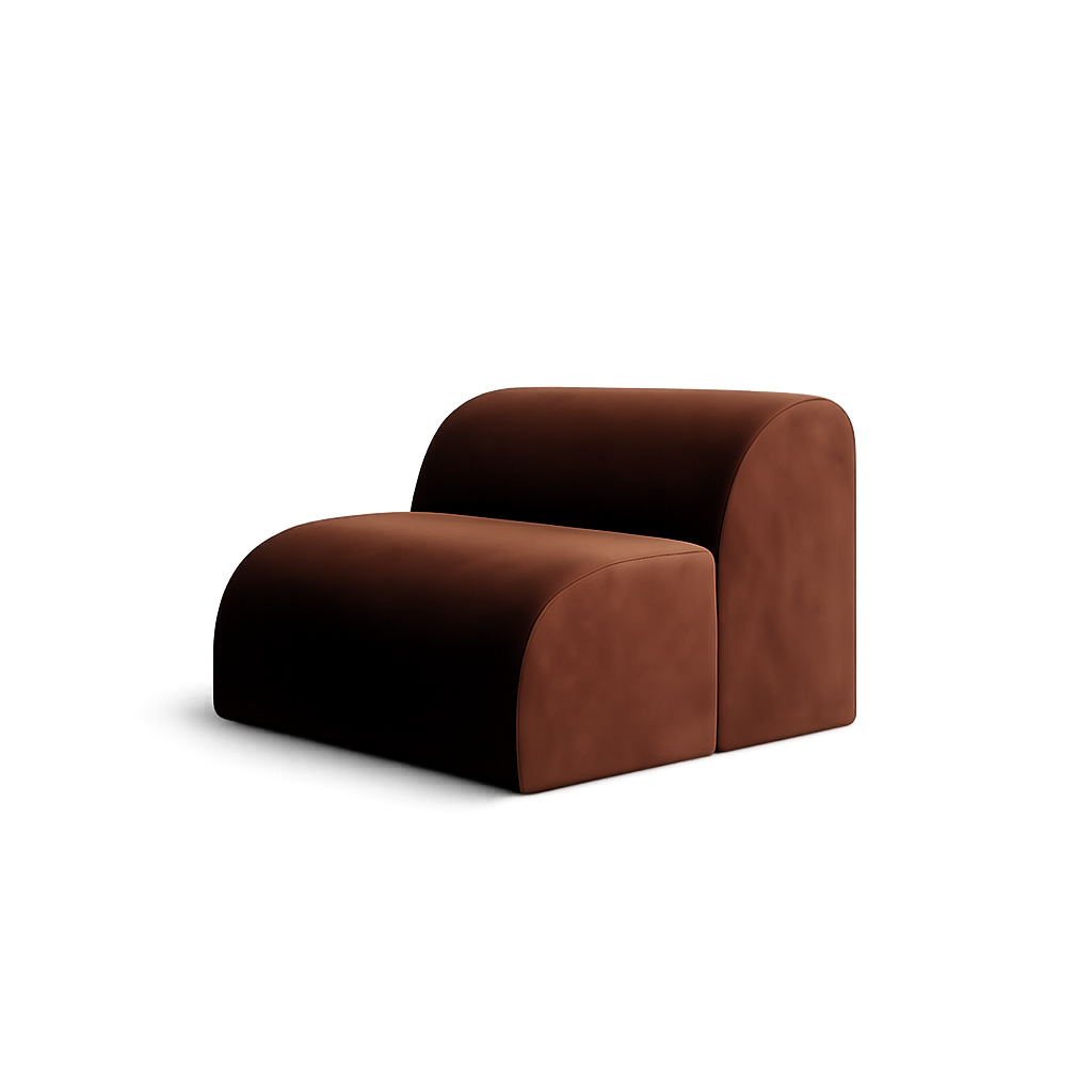Front product view of the Plinthera Lounge Chair by DORSA