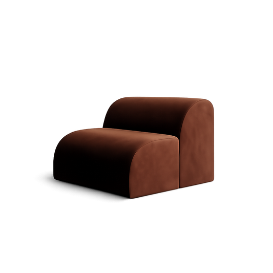 Front product view of the Plinthera Lounge Chair by DORSA
