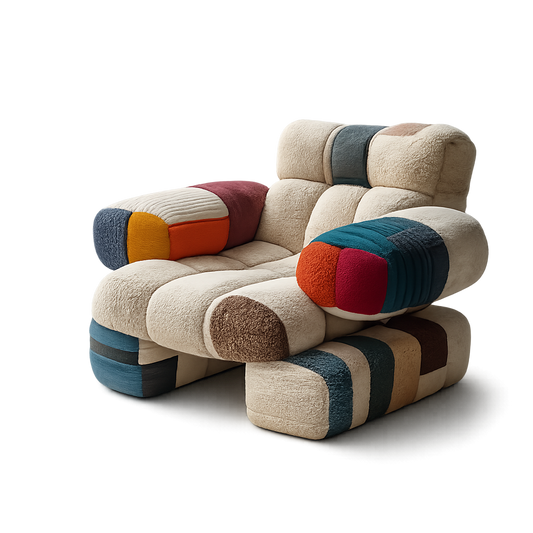 Front product view of the Quilté Lounge Chair by DORSA