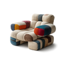 Front product view of the Quilté Lounge Chair by DORSA