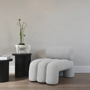 Rastrello Boucle Lounge Chair - DorsaRastrello Boucle Lounge ChairBoucle WhiteSingle