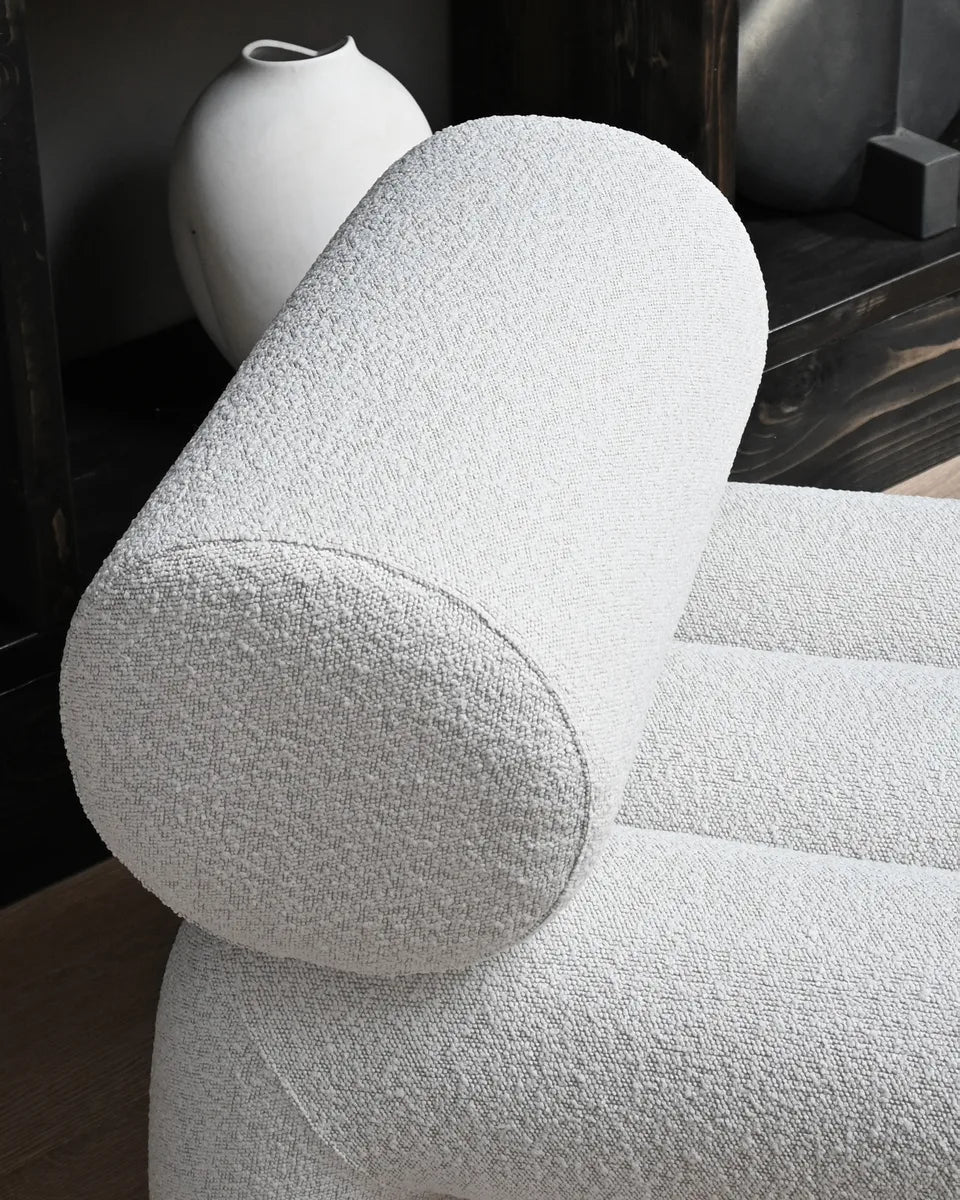Rastrello Boucle Lounge Chair - DorsaRastrello Boucle Lounge ChairBoucle WhiteSingle