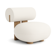 Front product view of the Raw Low Lounge by DORSA