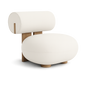 Front product view of the Raw Low Lounge by DORSA