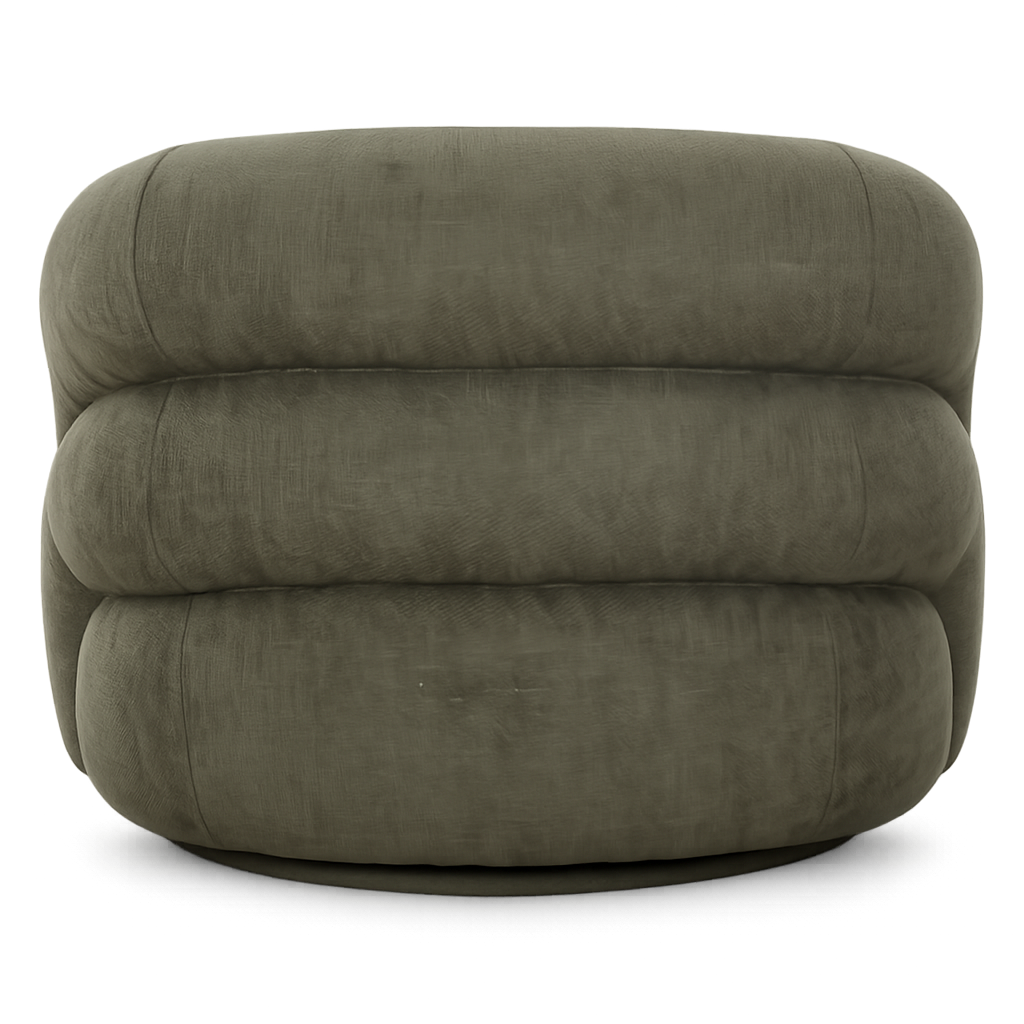 Semplicità Suede Lounge Chair