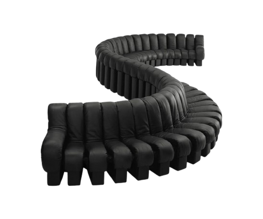 Front product view of the Serpente Modular Sofa by DORSA