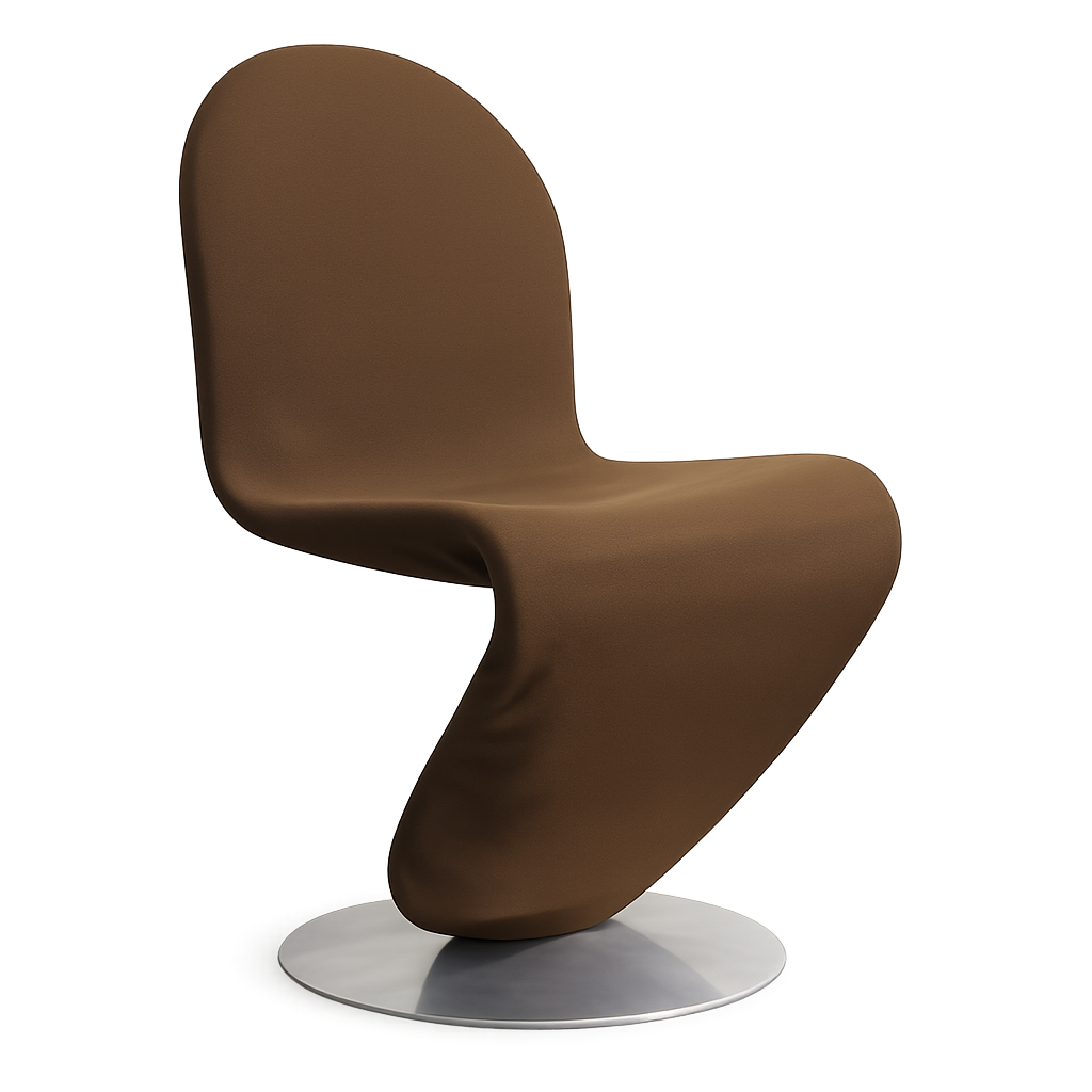 Front product view of the Shear Arc Dining Chair by DORSA