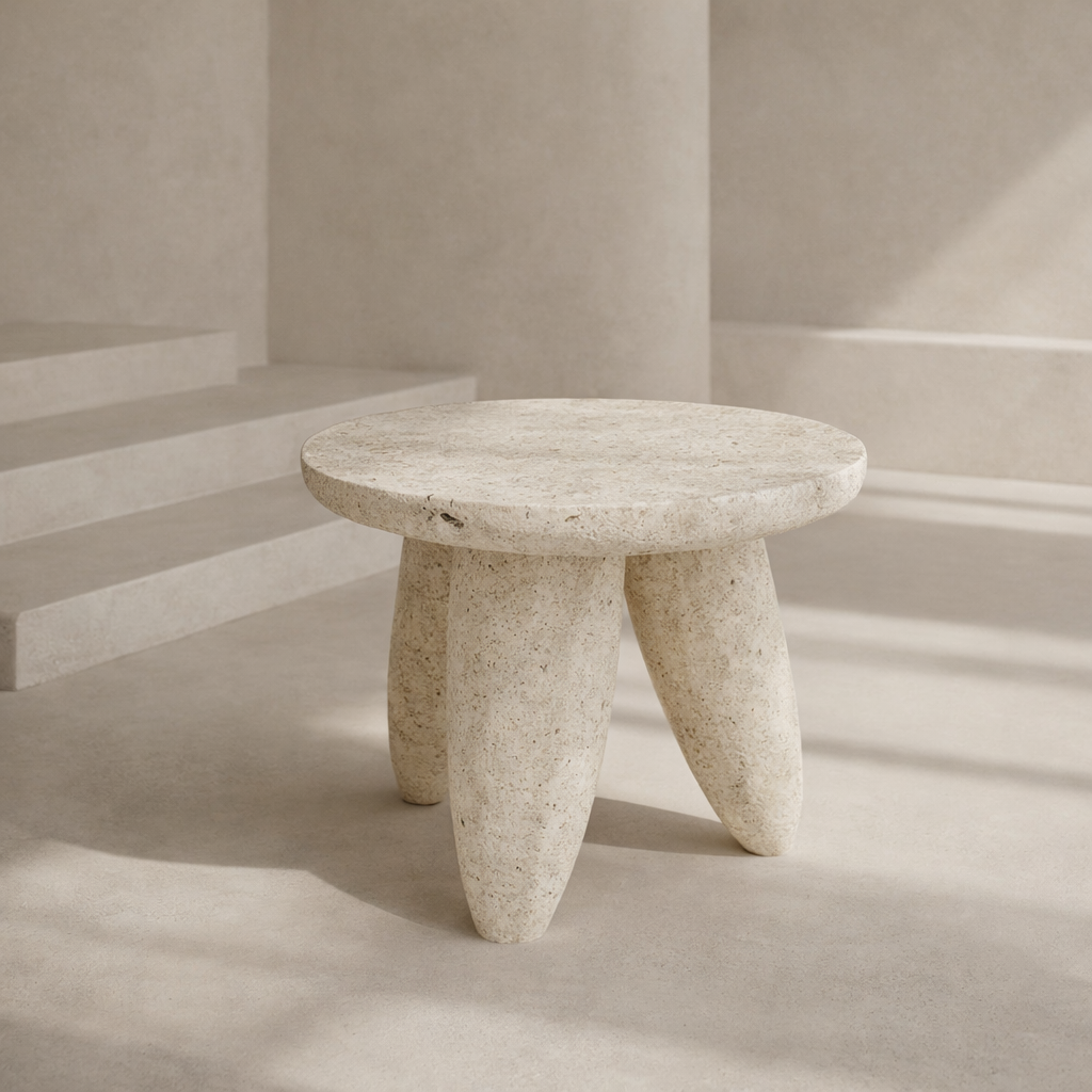ORBIS MINI TRAVERTINE TABLE