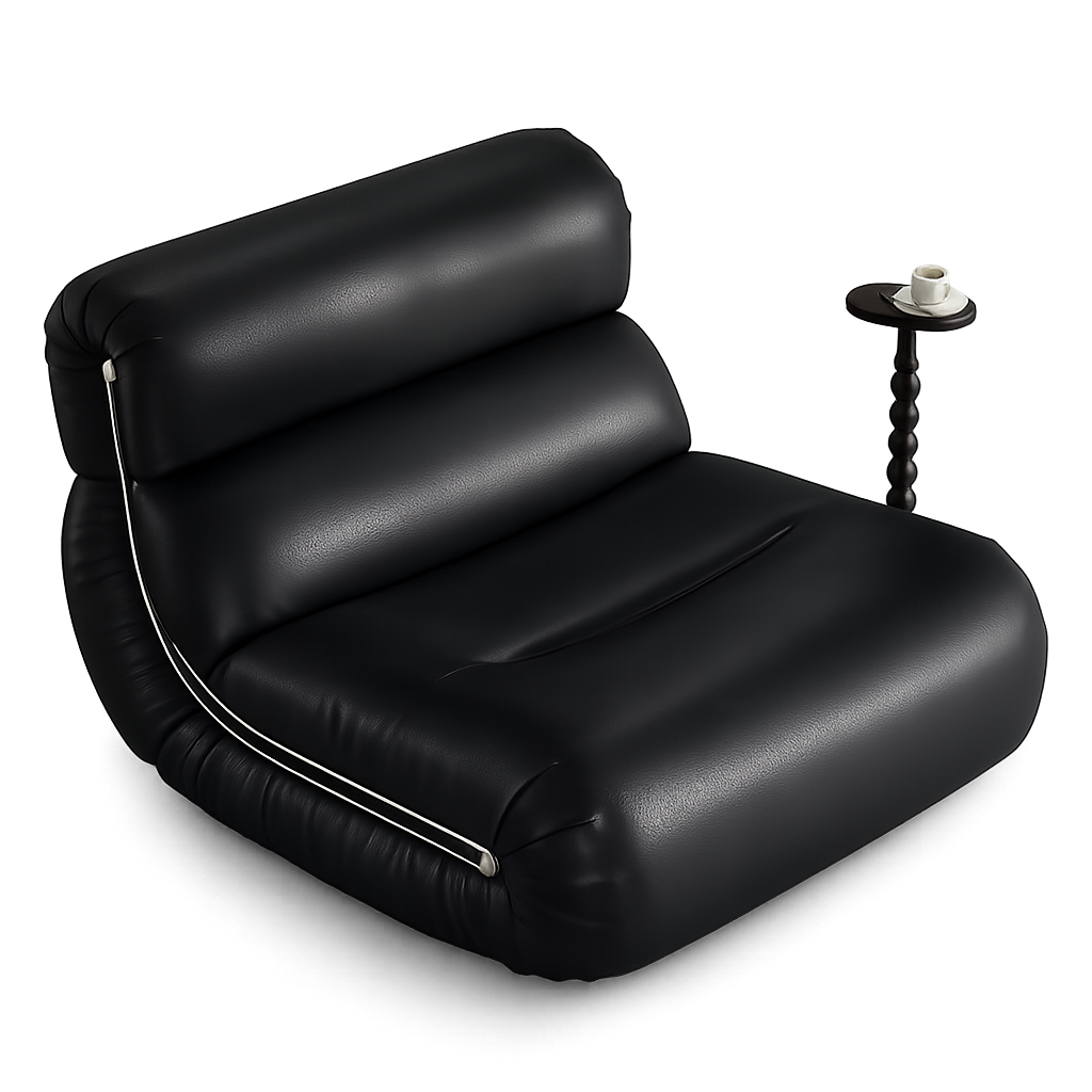 Front product view of the Slung Lounge Chair by DORSA