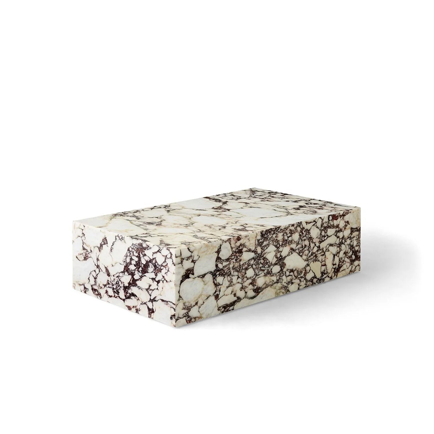 Solida Low Pure Marble Table - DorsaSolida Low Pure Marble Table