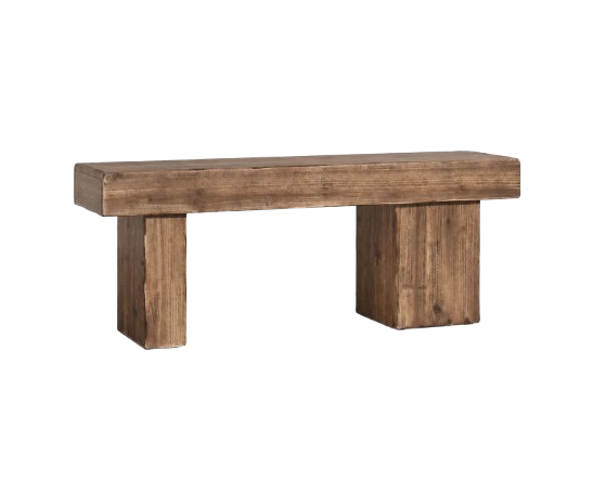 Front product view of the Trave Bench by DORSA