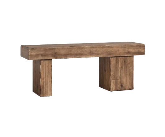 Front product view of the Trave Bench by DORSA