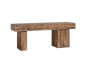 Front product view of the Trave Bench by DORSA