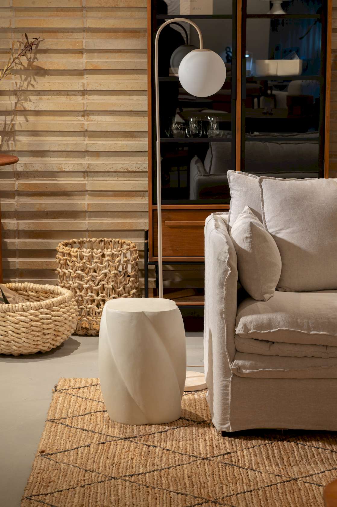 Arpione Chrome Side Table